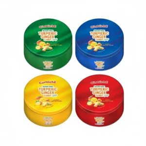 Kẹo Gừng Nghệ Không Đường Hỗn Hợp Hiệu Corniche 50g