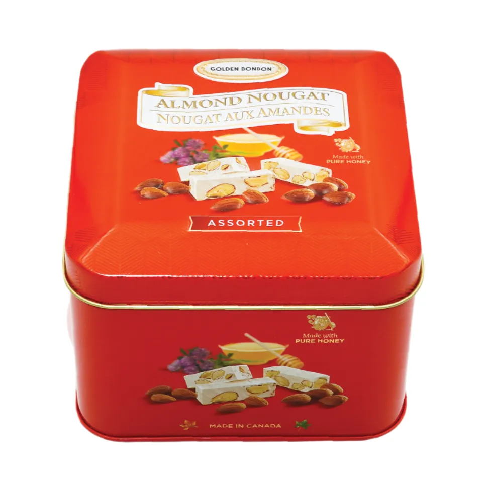 Kẹo Nougat Golden Bonbon Assorted hộp thiếc 70g