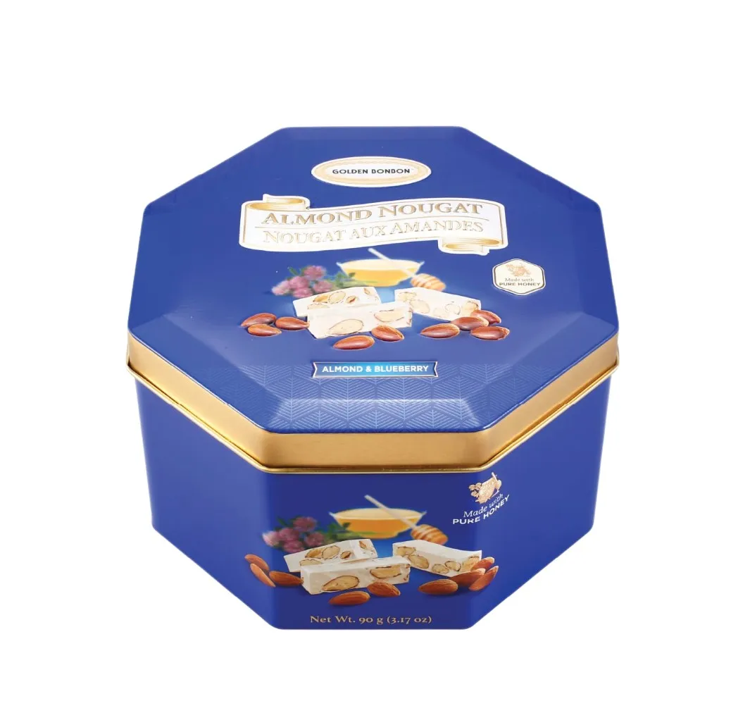 Kẹo Nougat Golden Bonbon Assorted hộp thiếc 90g-3