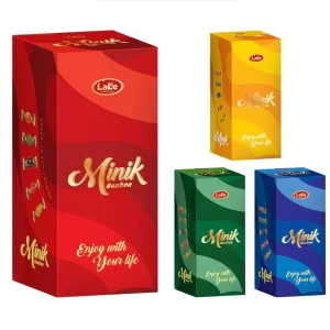 Kẹo cứng hương trái cây Minik Bonbon hiệu LaLe hộp chữ nhật 180g-1