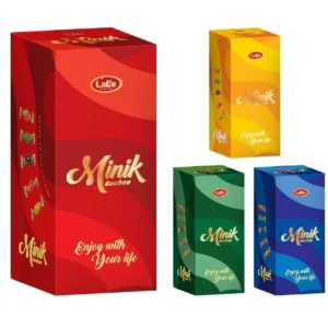 Kẹo cứng hương trái cây Minik Bonbon hiệu LaLe hộp chữ nhật 180g-1