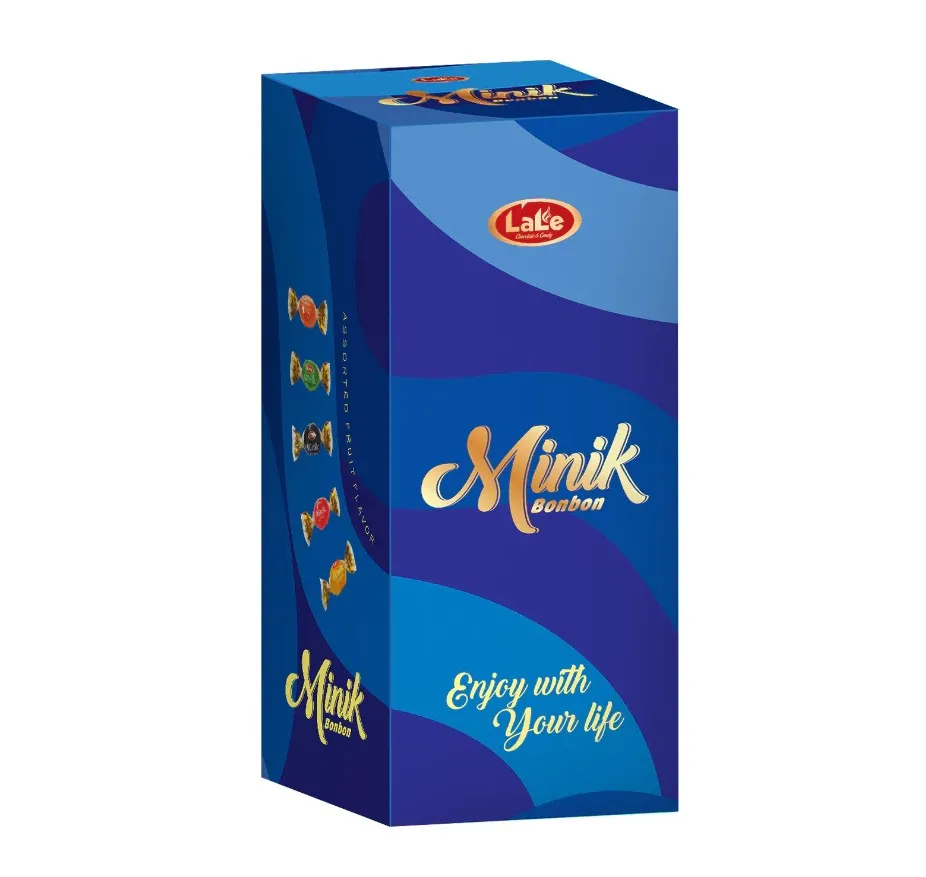 Kẹo cứng hương trái cây Minik Bonbon hiệu LaLe hộp chữ nhật 180g-3
