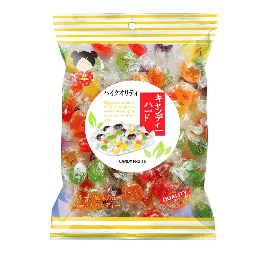 Kẹo cứng hương trái cây Minik Bonbon hiệu LaLe hộp nhựa 500g