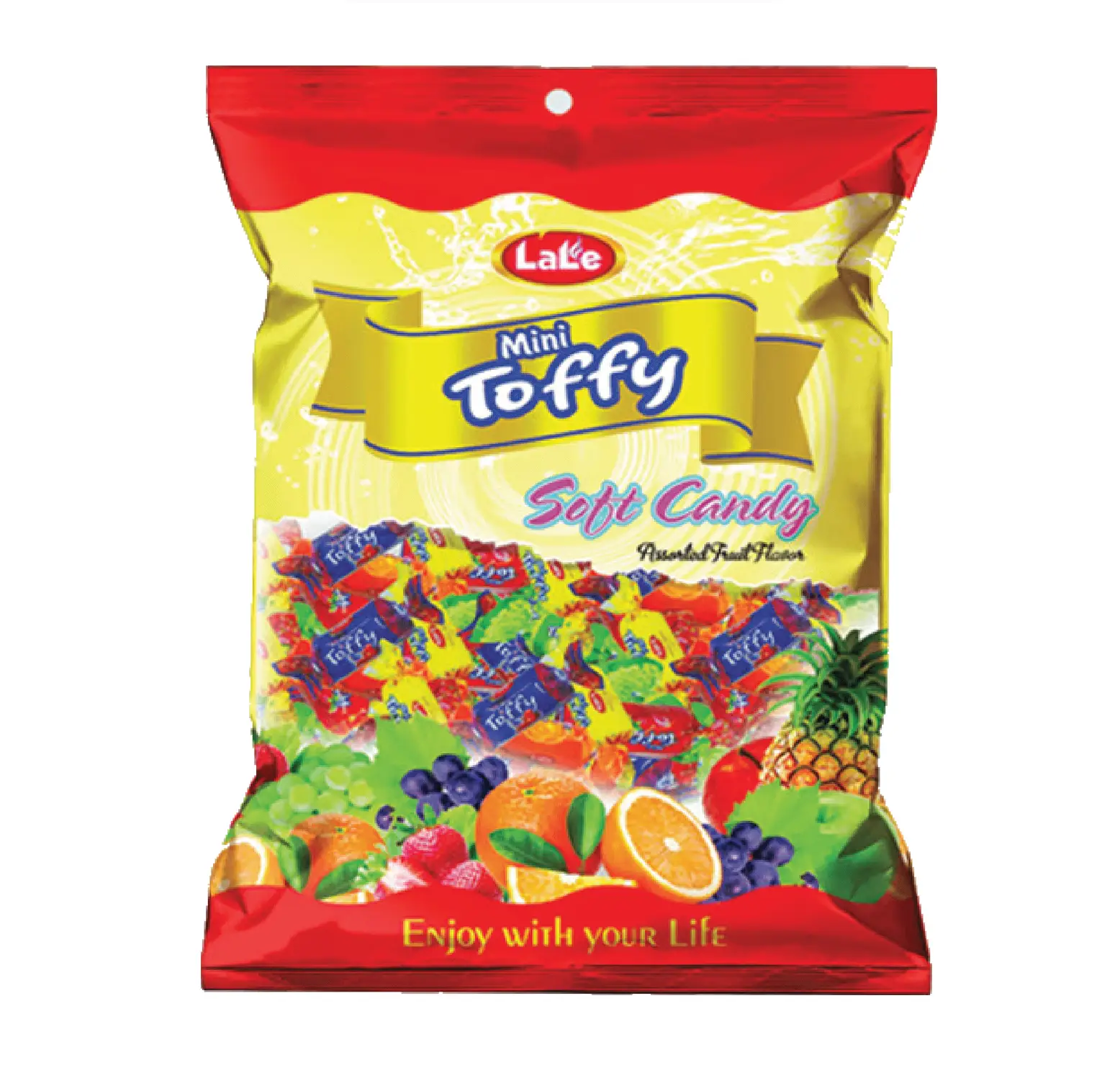 Kẹo mềm hương trái cây Mini Toffy hiệu LaLe gói 400g