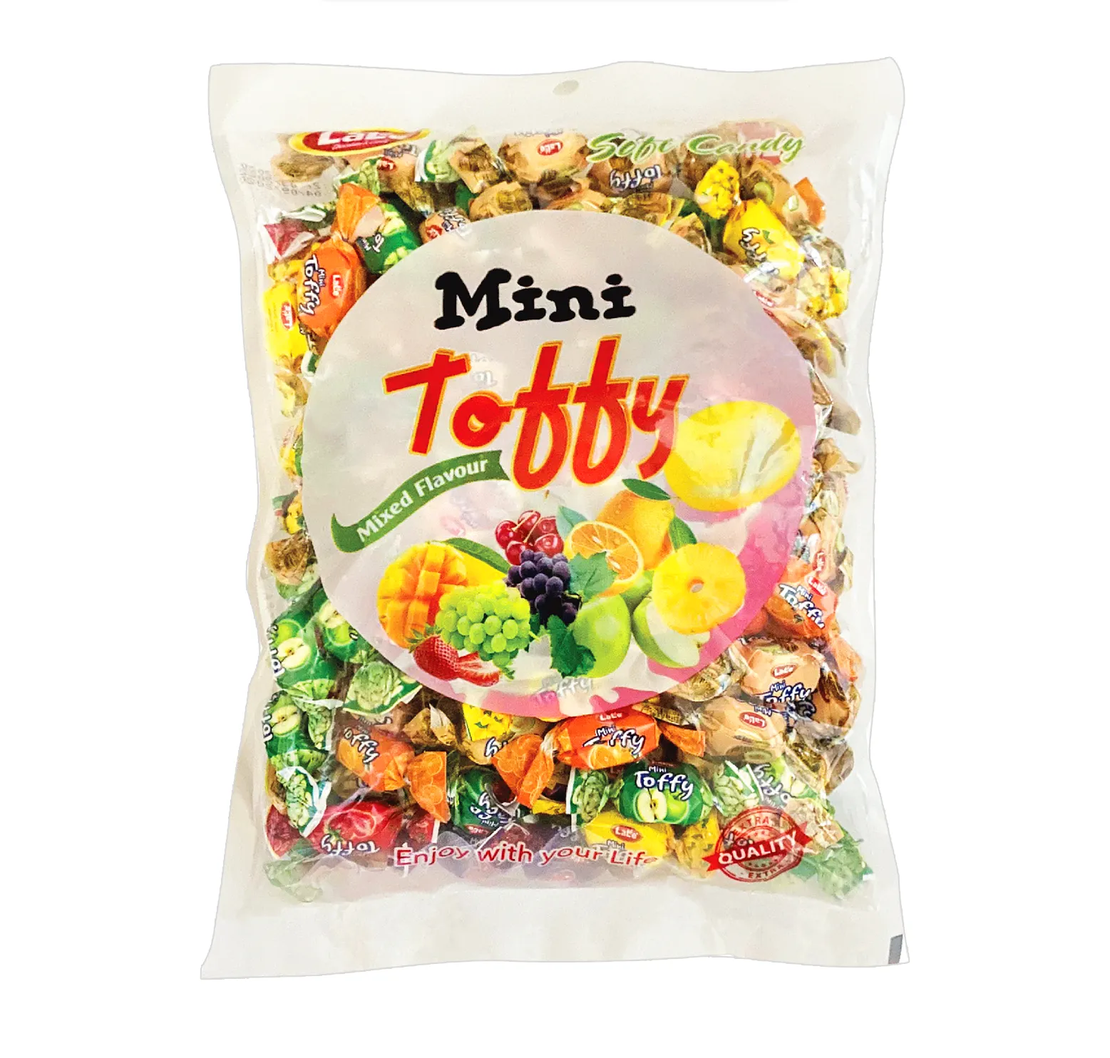 Kẹo mềm hương trái cây Mini Toffy hiệu LaLe gói 500g