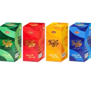Kẹo mềm hương trái cây Mini Toffy hiệu LaLe hộp chữ nhật 180g -1