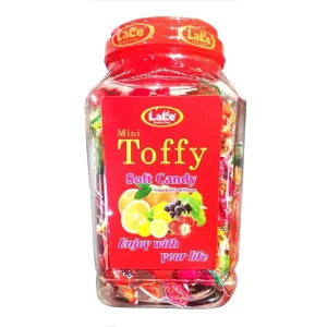 Kẹo mềm hương trái cây Mini Toffy hiệu LaLe hộp nhựa 350g