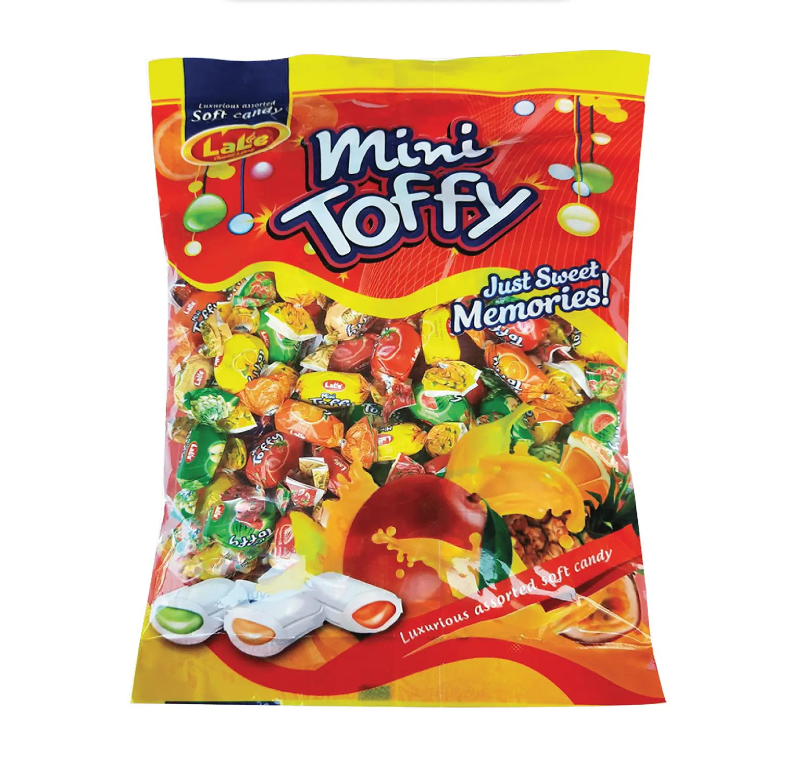 Kẹo mềm hương trái cây Toffy hiệu LaLe gói 280g