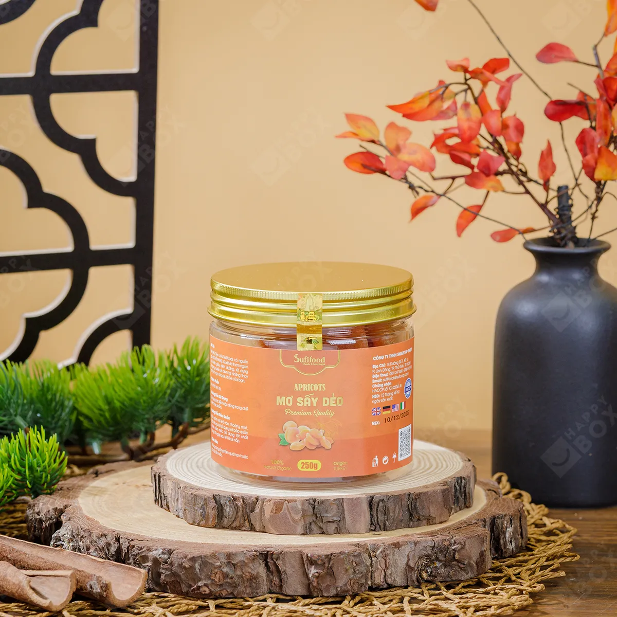 Mơ sấy dẻo Sufifoods hũ nhựa 250g