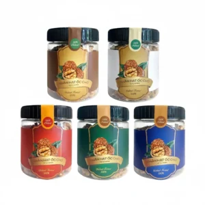 Nhân hạt óc chó vị tự nhiên hộp nhựa tròn 190g-1