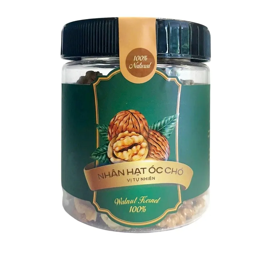 Nhân hạt óc chó vị tự nhiên hộp nhựa tròn 190g-4