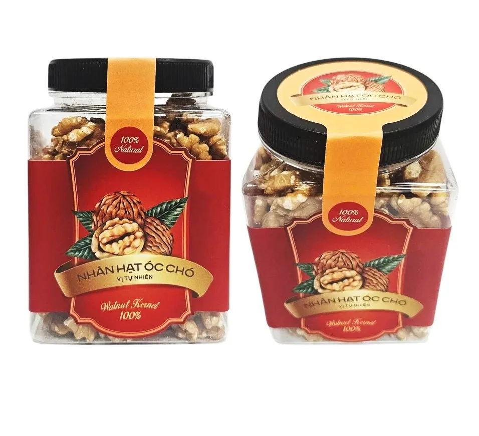 Nhân hạt óc chó vị tự nhiên hộp nhựa vuông 190g-2