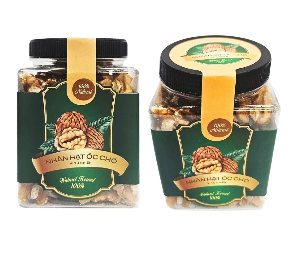 Nhân hạt óc chó vị tự nhiên hộp nhựa vuông 190g-6