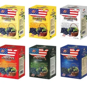 Nho khô đen Raisins hộp giấy 100g-1