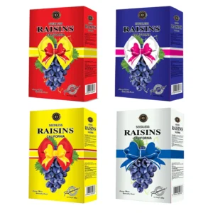 Nho khô đen Raisins hộp giấy 100g - kiểu dáng 3-1