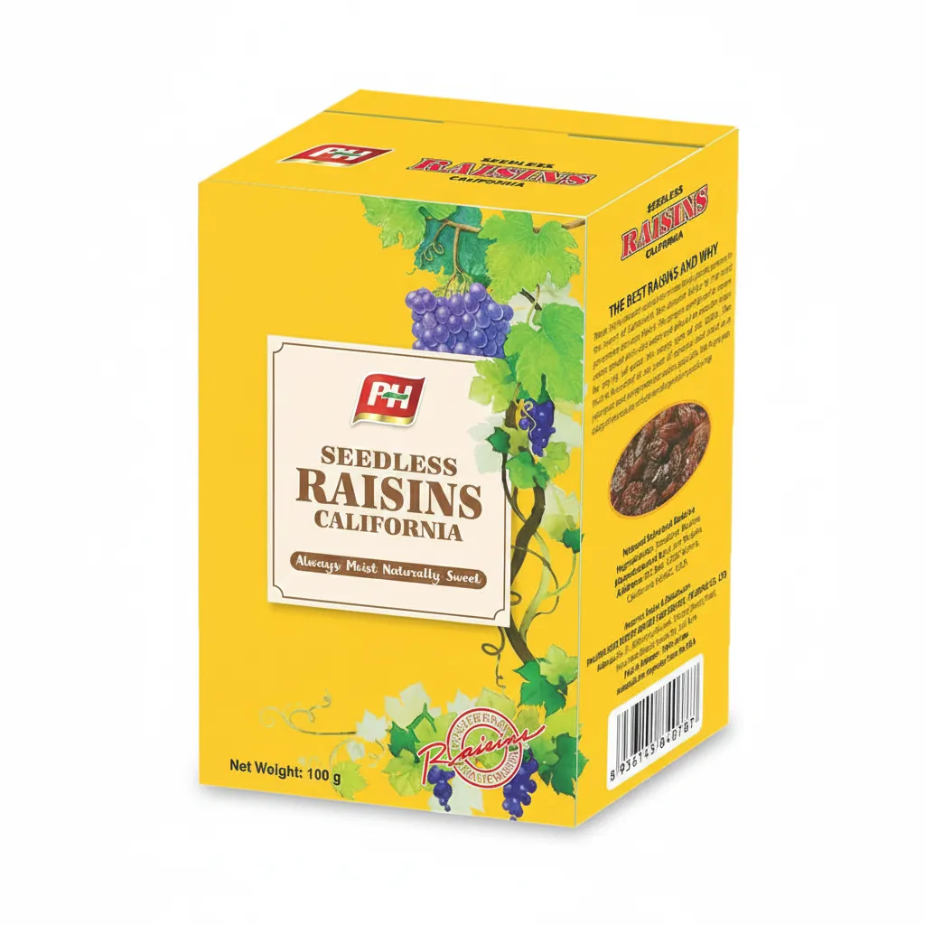 Nho khô đen Raisins hộp giấy 100g - kiểu dáng 4-2