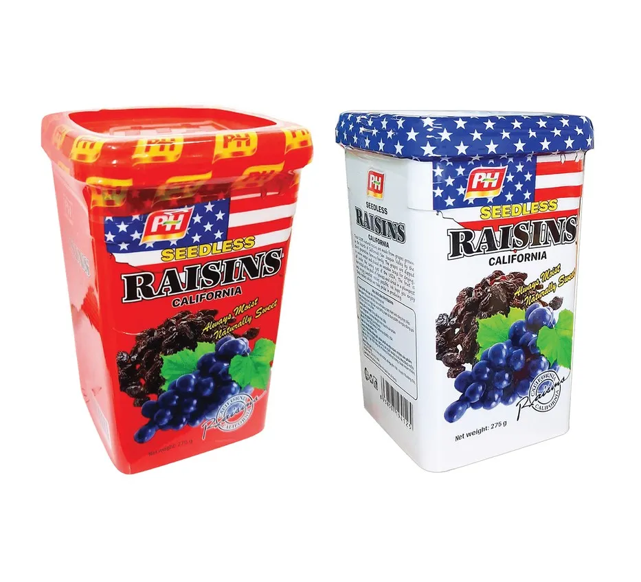 Nho khô đen Raisins hộp nhựa 275g-1