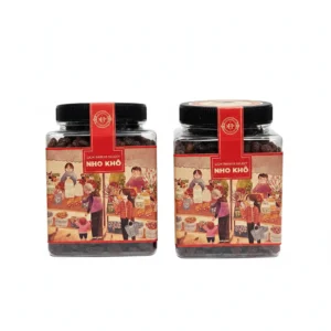 Nho khô đen Raisins hộp nhựa 300g