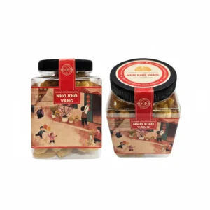 Nho khô vàng Raisins hộp nhựa 300g - Kiểu dáng mới