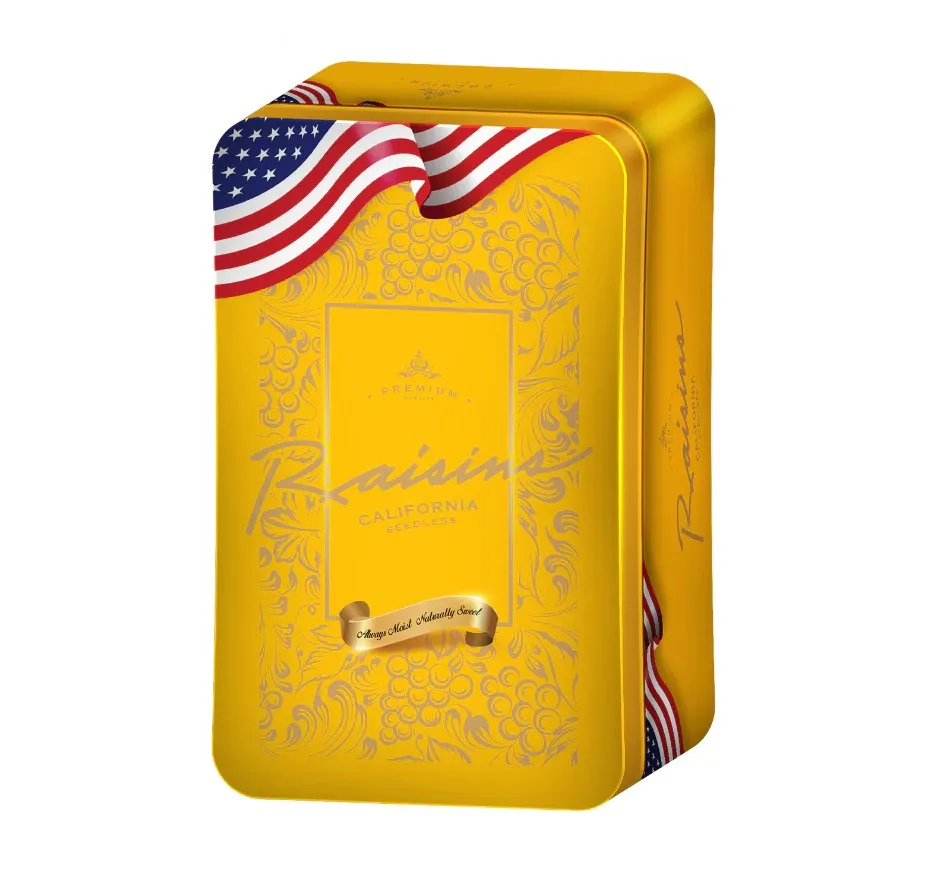 Nho khô vàng Raisins hộp sắt 120g-2