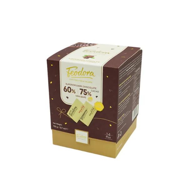 Sô cô la đen Feodora Deluxe Cacao 60% & 75% 105g-2