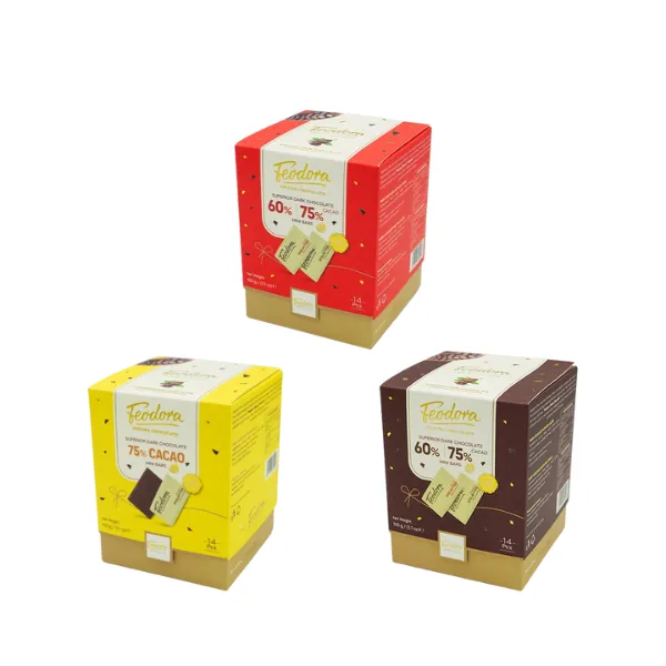 Sô cô la đen Feodora Deluxe Cacao 60% & 75% 105g