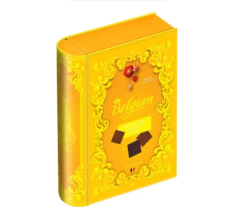 Sô cô la hỗn hợp cao cấp hiệu Belgian hộp thiếc 105g-2