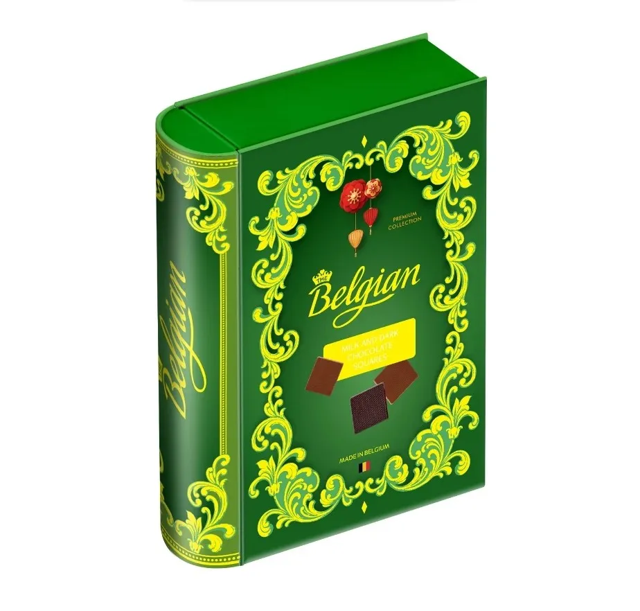 Sô cô la hỗn hợp cao cấp hiệu Belgian hộp thiếc 105g-4