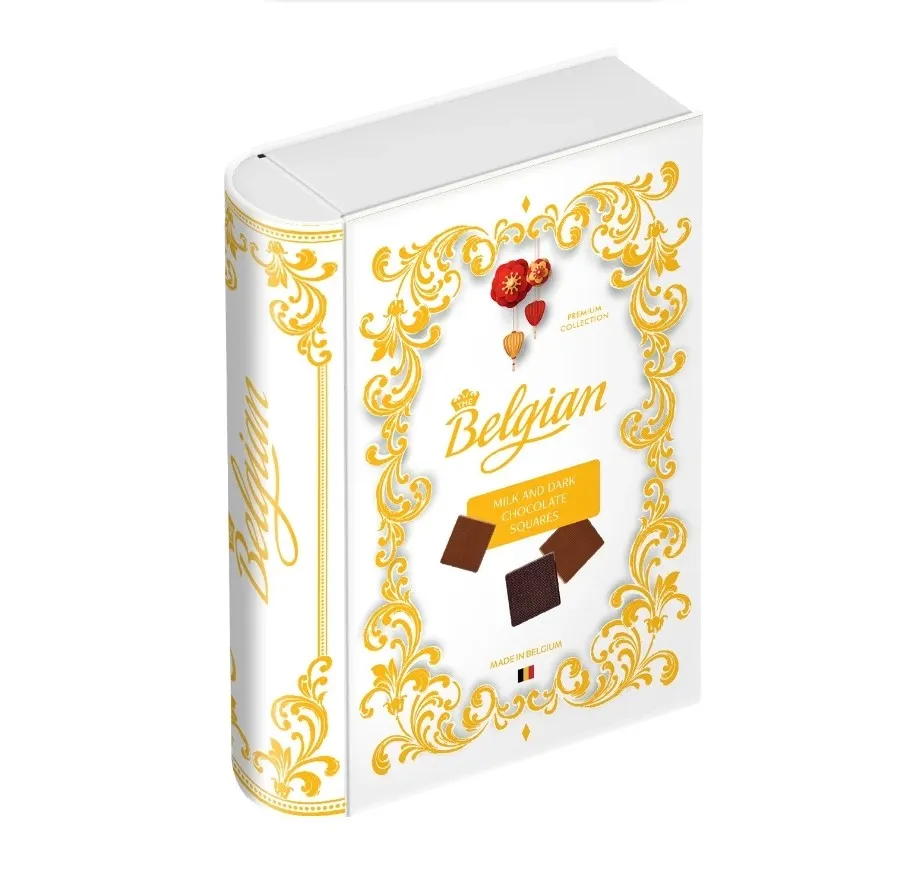 Sô cô la hỗn hợp cao cấp hiệu Belgian hộp thiếc 105g-6