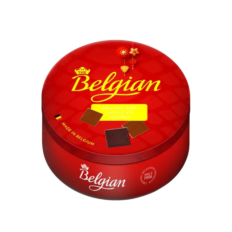 Sô cô la hỗn hợp cao cấp hiệu Belgian hộp thiếc 52g-1