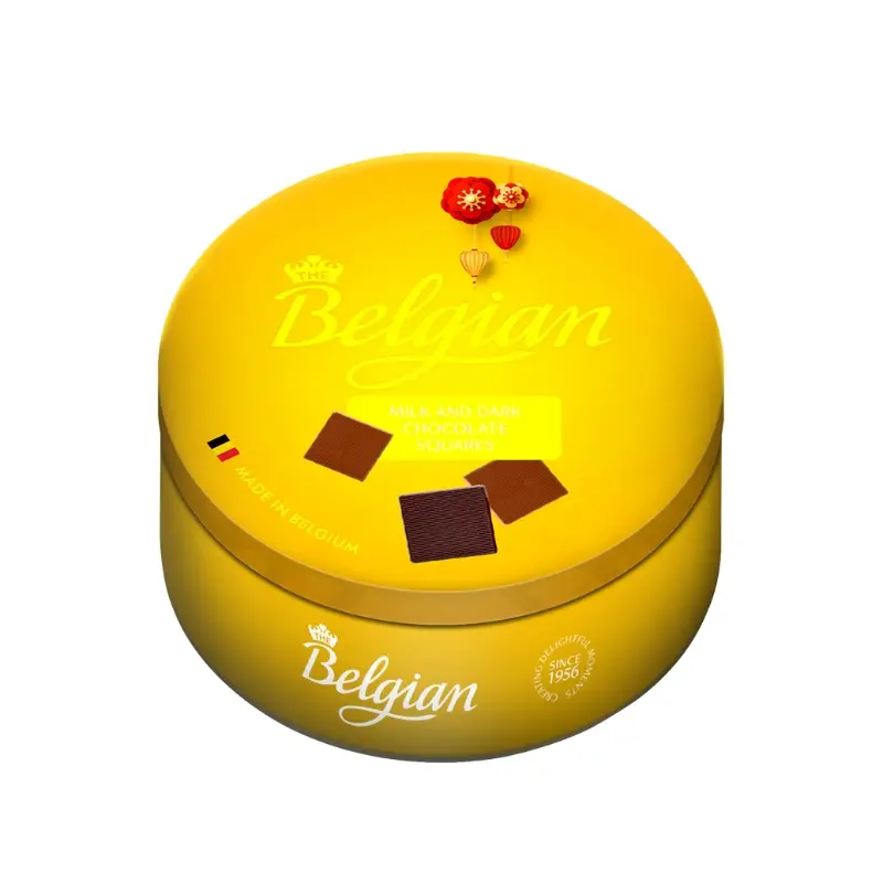 Sô cô la hỗn hợp cao cấp hiệu Belgian hộp thiếc 52g-2