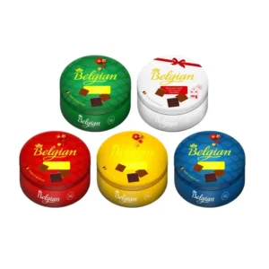 Sô cô la hỗn hợp cao cấp hiệu Belgian hộp thiếc 52g