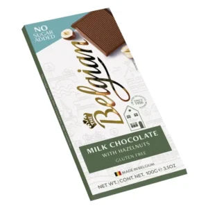 Sô cô la nguyên vị hiệu Belgian No Sugar Added 100g