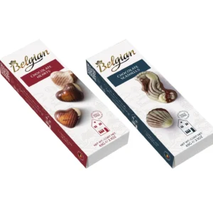 Sô cô la nguyên vị hiệu Belgian hình con sò - trái tim