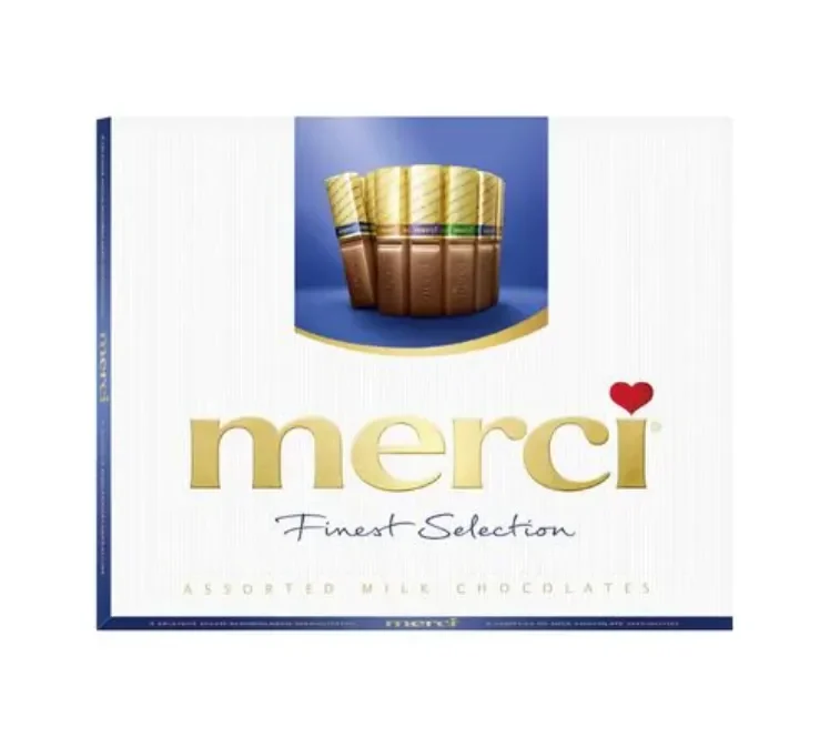Sô-cô-la sữa hỗn hợp merci Finest Selection Milk 250 g