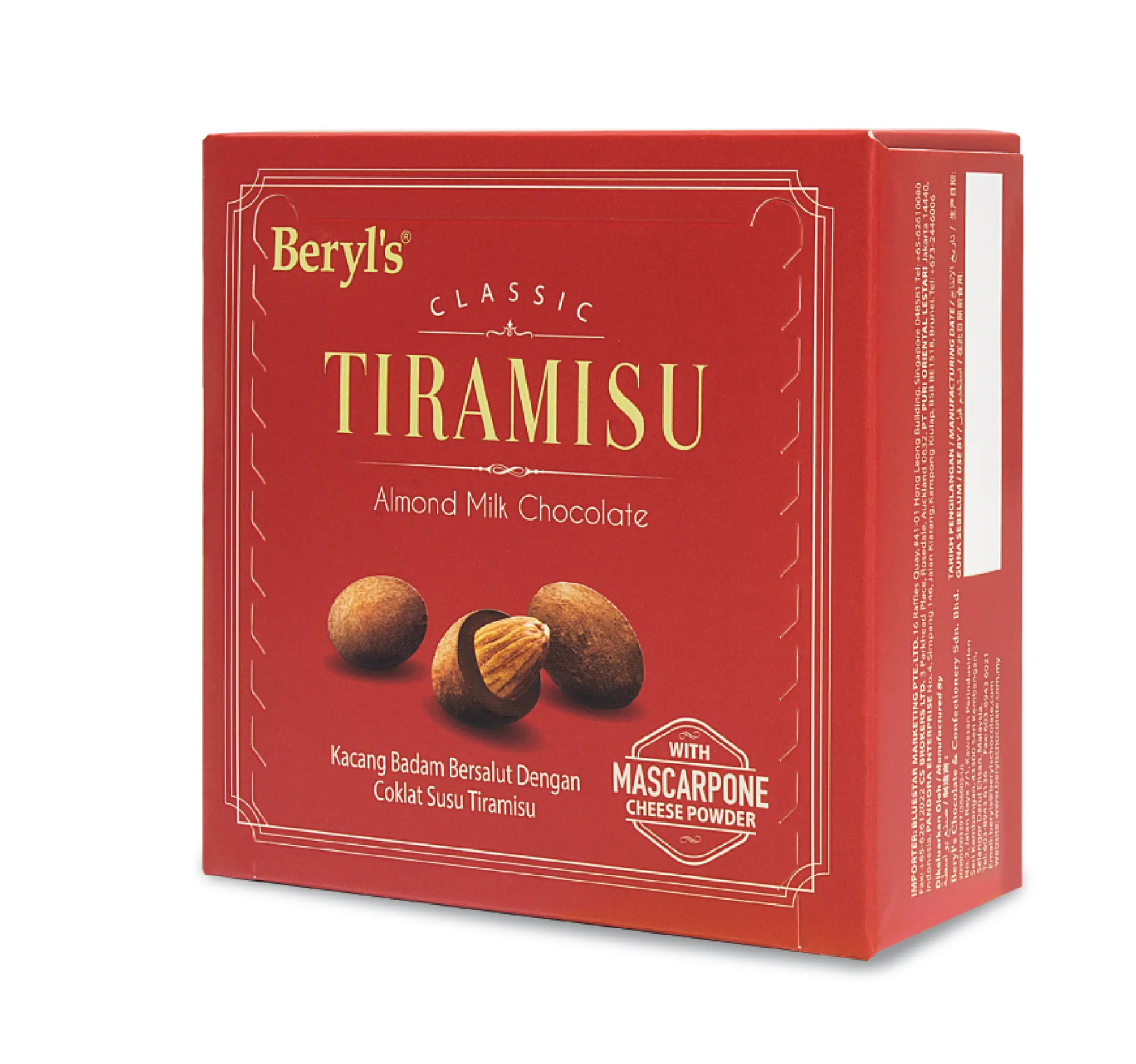 Socola Tiramisu Beryl's hộp giấy 65g-2