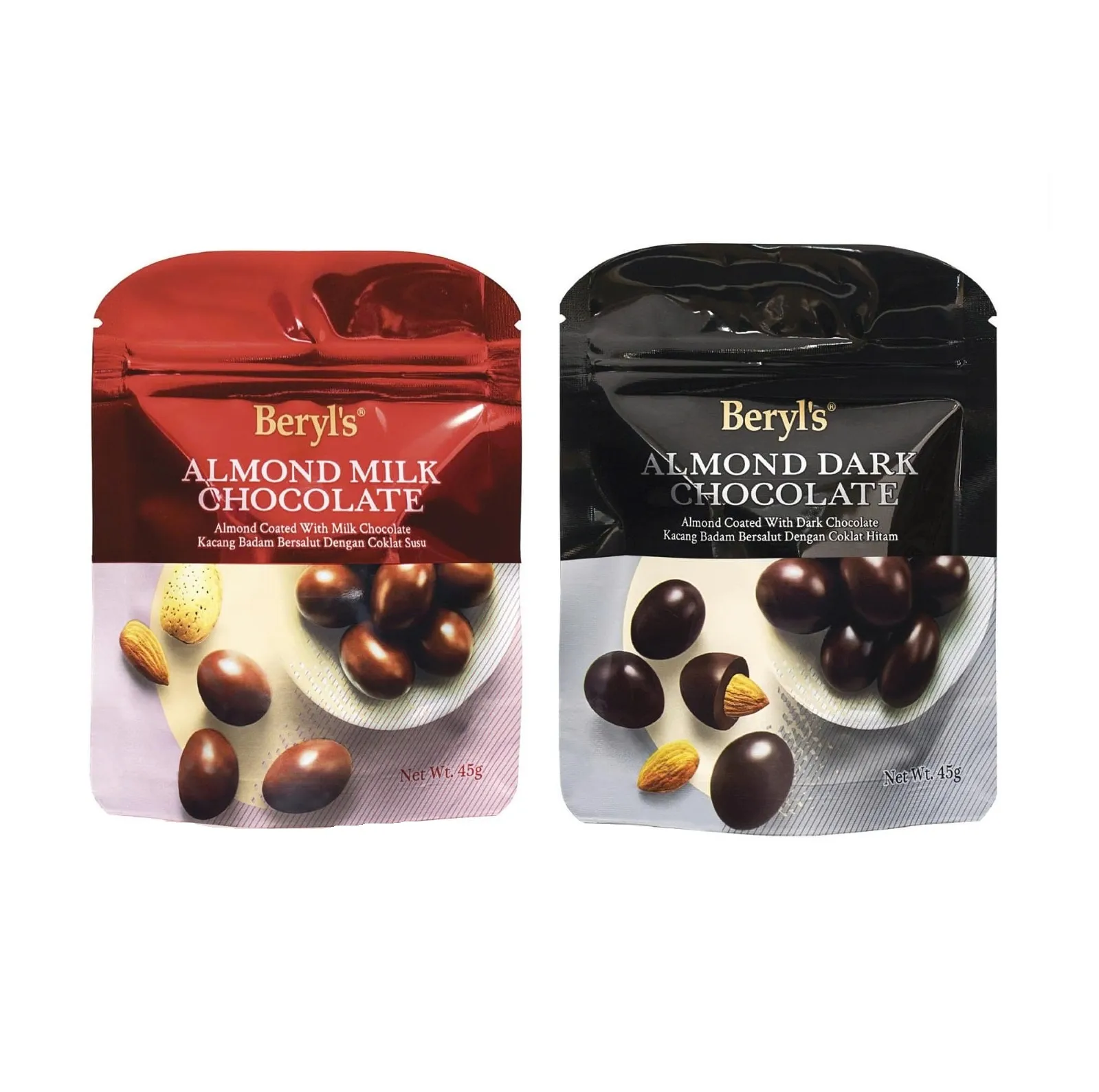Socola hạnh nhân hỗn hợp Beryl's gói 45g-1