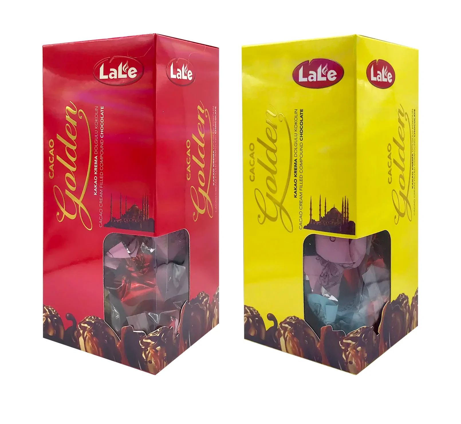 Socola hỗn hợp Cacao Golden Double Twist hiệu LaLe 180g-1