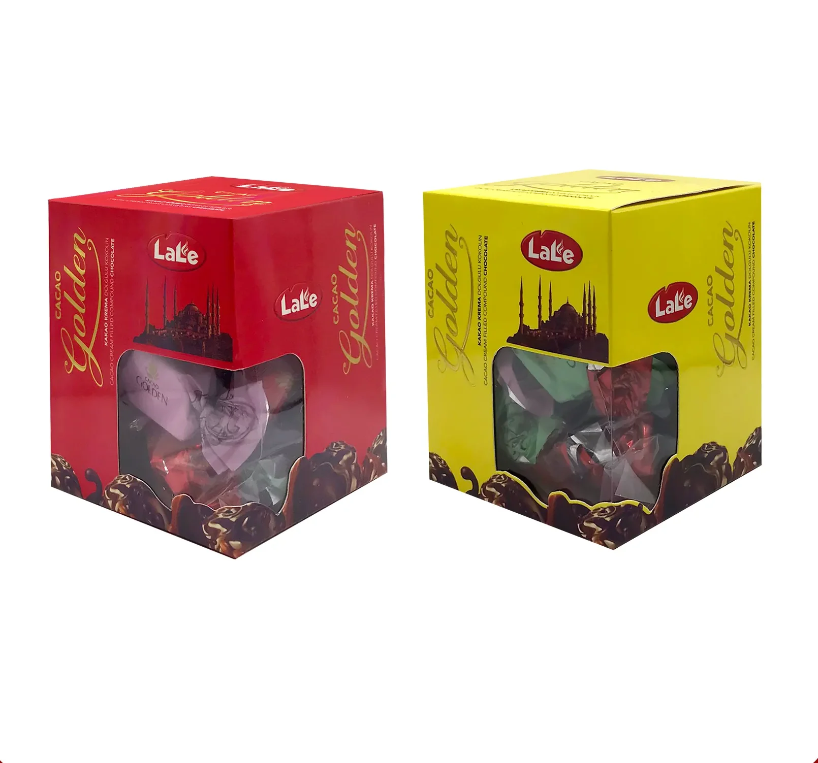 Socola hỗn hợp Cacao Golden Double Twist hiệu LaLe 90g-1
