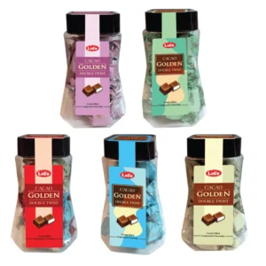 Socola hỗn hợp Cacao Golden Double Twist hiệu LaLe hộp nhựa 180g-1