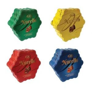 Socola hỗn hợp Nurello hiệu Lale hộp thiếc hoa lục giác 200g-1