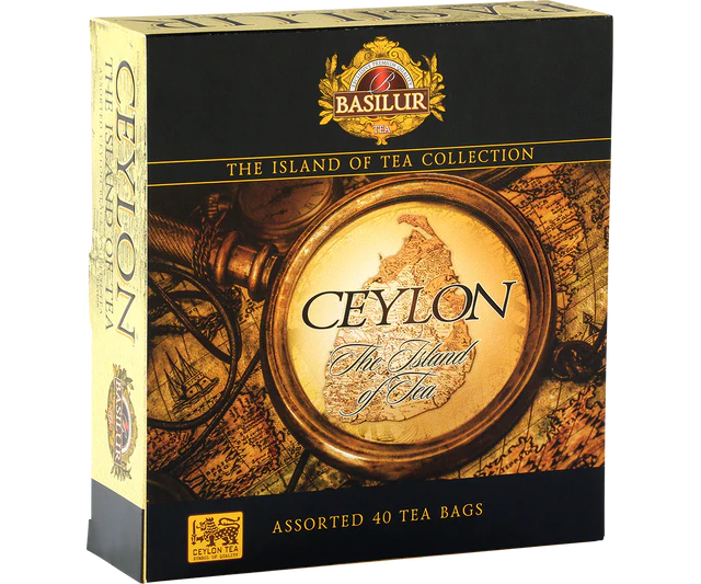 The Island Of Tea Basilur - ASSORTED 40EN,10envelopes x 4 types-1