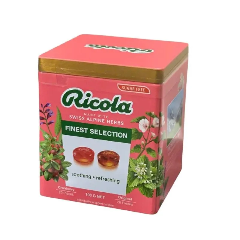 Viên ngậm thảo mộc không đường Ricola Finest Selection