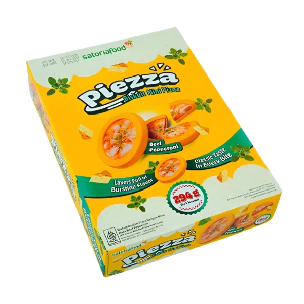 Bánh Pizza Mini Snack Piezza hộp giấy 14 x 21g - anfarm