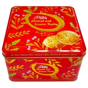 Bánh hạnh nhân và mè A-Taste hộp thiếc 234g