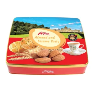 Bánh hạnh nhân và mè A-Taste hộp thiếc 624g-11