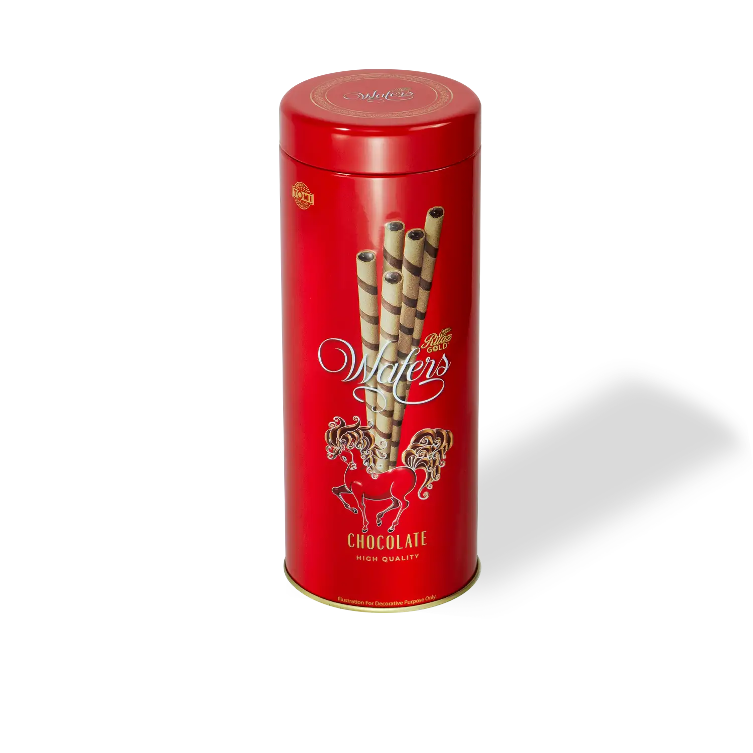 Bánh quế Ritaz Gold hộp thiếc con ngựa 80g-2