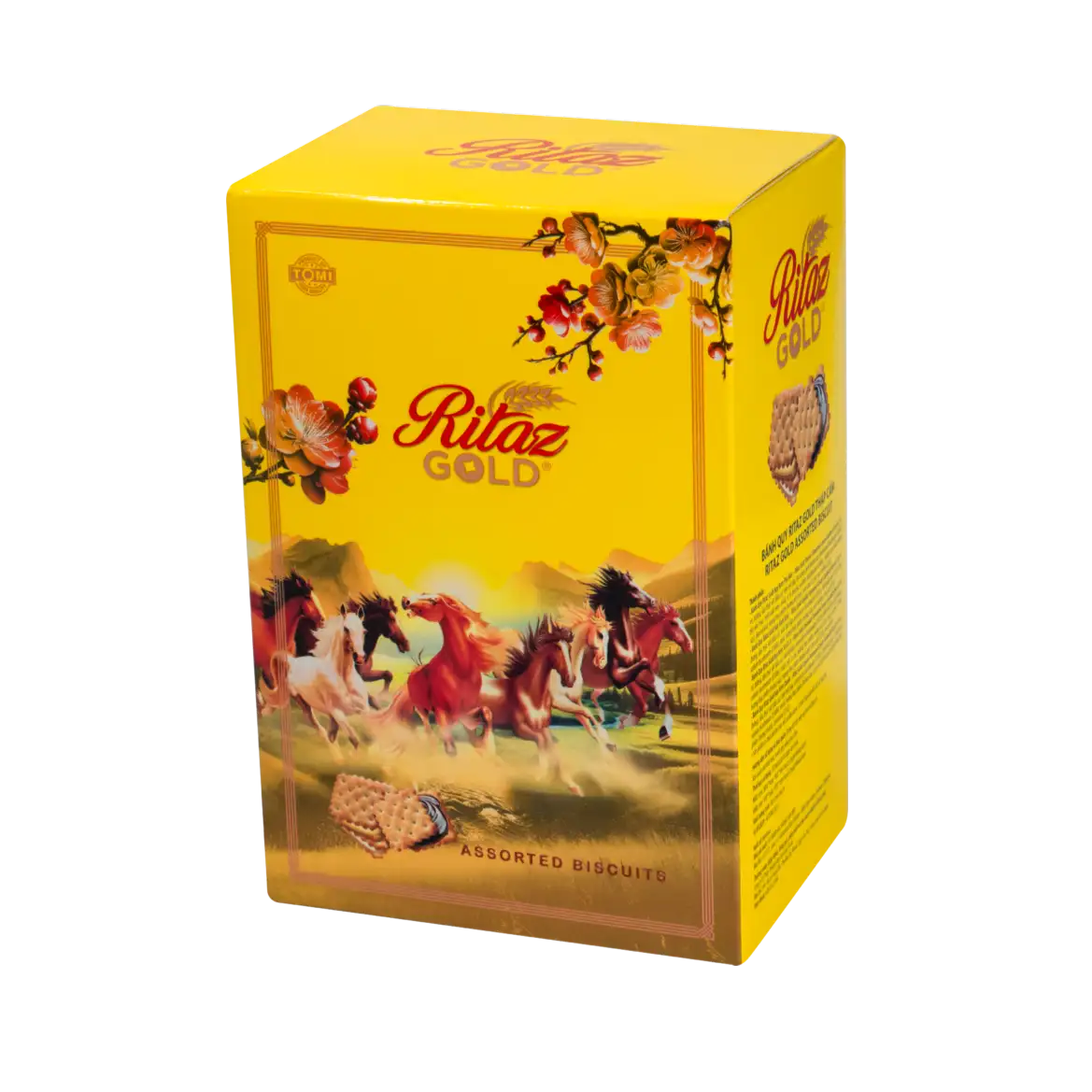 Bánh quy thập cẩm Ritaz Gold hộp giấy mã đáo 120g - 1