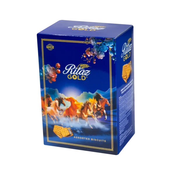 Bánh quy thập cẩm Ritaz Gold hộp giấy mã đáo 120g - anfarm