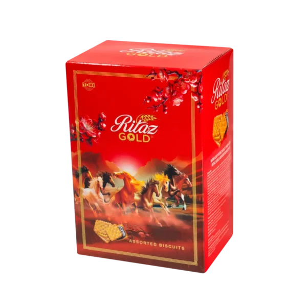 Bánh quy thập cẩm Ritaz Gold hộp giấy mã đáo 120g - anfarm
